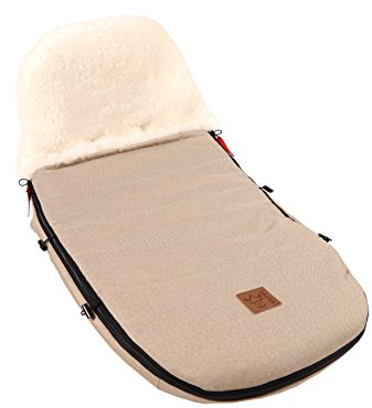 Kaiser 6512174 Kinderwagenfußsack passend für Bugaboo und Joolz, sand melange