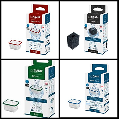 CIANO Aquarium-Filtermedien Set – Medium / CF80