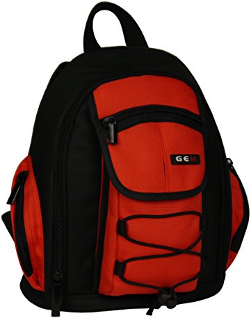 GEM Titanium Backpack for Samsung NX500 Compact System Camera and Accessories - Weather Cover Included - Life Time Warranty (Orange/Black)