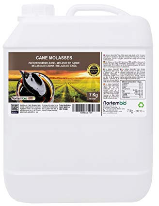 Nortembio Agro Melassa di Canna 7 kg. 100% Naturale. Favorisce la Crescita delle Colture. Uso Universale. Non Solforata.