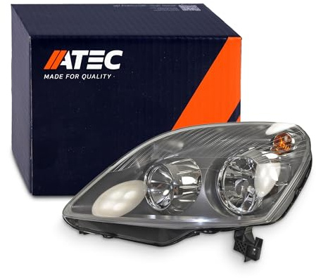 ATEC Germany 1x Hauptscheinwerfer vorne links H7 / H1 Frontscheinwerfer mit | Kompatibel mit: OPEL ZAFIRA / ZAFIRA FAMILY B