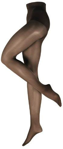 Nur Die Figura 25 DEN Shaping-Strumpfhose transparente glänzende Feinstrumpfhose breiter Komfortbund Bauch-Weg Damen