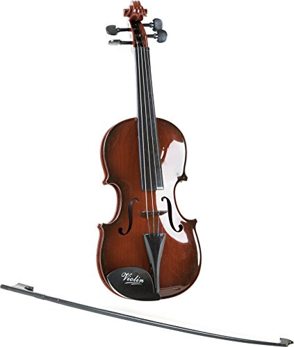 7027 Violino Classico small foot in plastica, con ottica in legno, incl. archetto nero, a partire da 4 anni