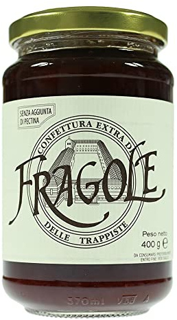 Mermelada extra de fresa 400 g Monasterio Hermanas Trappiste de Vitorchiano