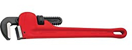 Rothenberger 70156 Krom-vanadinstål, enhands-rörtång HEAVY DUTY, 36 tum längd, 141 mm arbetsområde diameter