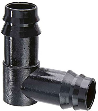 GOMITO RACCORDO PLASTICA PER TUBO DIAMETRO 14-16MM TUBAZIONI IDRAULICHE 0733201