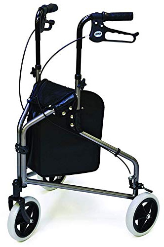 Lumex 3 Wheel Cruiser - Lightweight & Narrow Three Wheel Walkers for Seniors & Tight Spaces