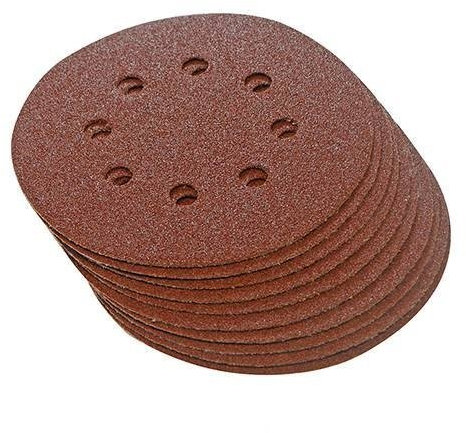 60-240 Blatt HSM Haft Schleifscheiben Klett Schleifpapier f. Exzenter Ø125mm Schleifblätter Korn 40-60-80-120-180-240 (60 Stück)