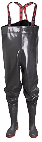 PROS/Lucky Ducky STRONG Anglerhose Wathose 40-47 EU PVC - Rubber New Generation als Latex