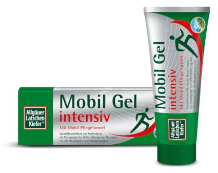 Allgäuer LK Mobil Gel intensiv, 100 ml Gel | Hautpflege, Unterstützung von Massagen, bei Muskelkater, bei Verspannungen