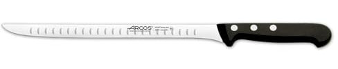 Arcos Coltello da Prosciutto 24 cm in Acciaio Inossidabile, Lama Affilata per Taglio Preciso di Carne e Salumi, Manico Ergonomico in POM, Serie Universale, Colore Nero
