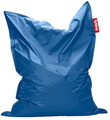 Fatboy Original Sitzsack XXL - Sitzsack Erwachsene - Robuster und Langlebiger Relaxsessel für Drinnen - Bequemer und Nachfüllbarer Lesesessel und Gaming Stuhl aus Nylon - 180 x 140cm - Petrol