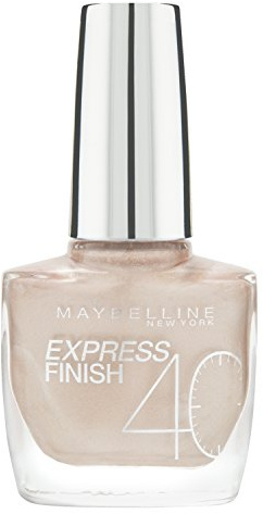 Maybelline New York Make-Up Nailpolish Express Finish Nagellack Brassy/Ultra schnelltrocknender Farblack in glitzerndem Rosa, 1 x 10 ml