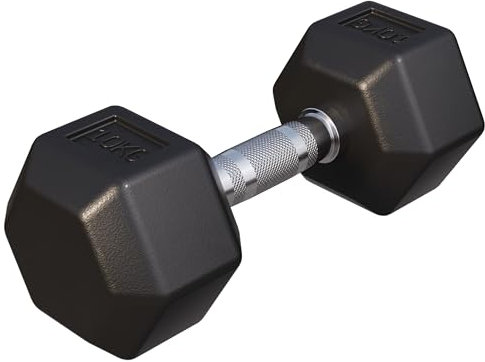 Gorilla Sports® Manubri Esagonali - 2-50 kg, in Ghisa, con/Senza Rastrelliera, con Rivestimento in Gomma, Impugnatura Cromata, Antiscivolo - Pesi Palestra, per Allenamento, Fitness, Hex Dumbbell