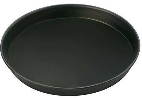 PIAZZA 295603 - Teglia rotonda bassa in acciaio, diametro 26 cm, altezza 2,5 cm, colore: Blu