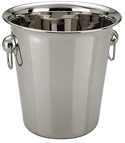 Zodiac Champagne Wine Ice Bucket 5 Litre in High Polished Stainless Steel