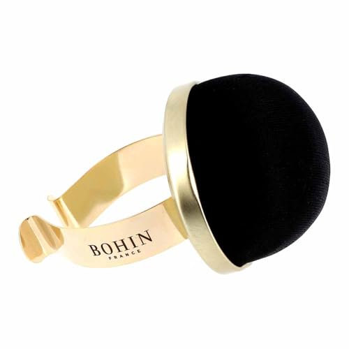 Bohin Handgelenk kissenförmige, schwarz Samt, c1