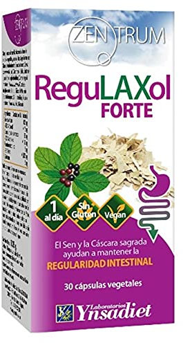 Zentrum90 Regulaxol Regularidad Intestinal con Sen, Cáscara Sagrada y Aloe Vera - 30 Cápsulas