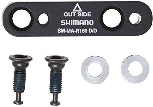 SHIMANO Cycling D/D Shimano adaptalla Claw Rear CTRA 160 mm D D, Black, Uni UK