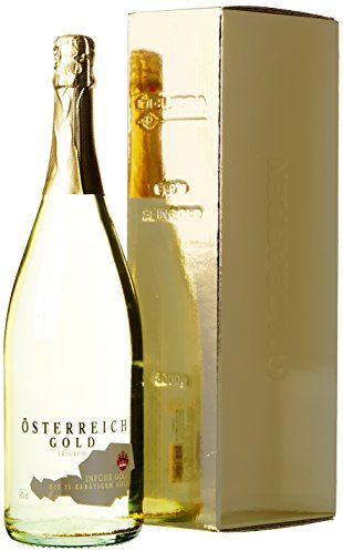 Österreich Gold - mit 23 Karat Blattgold Magnum mit Geschenkverpackung (1 x 1.5 l)
