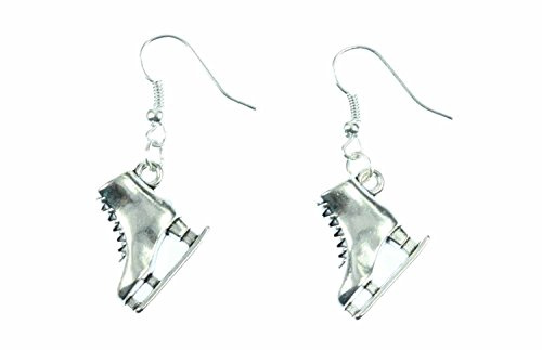 Miniblings Schlittschuhe Ohrringe Eiskunstlauf Winter silber versilbert | Ohrschmuck aus eigener Fertigung in Berlin, mit Eisprinzessin