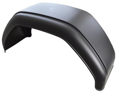 The Drive -14983- Kotflügel Kunststoff Schutzblech schwarz B:240 H:380 L:1235 S:800 Anhänger