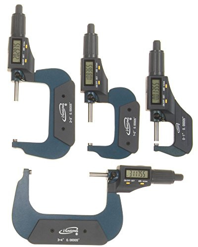 iGaging Digital Micrometer w Data Output 0-4/0.00005/0.001mm