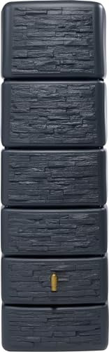 Graf Regenwasserbehälter, Kunststoff, Grau, 58 x 37 x 182 cm