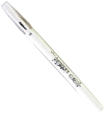 Uchida of America Marvy Uchida Reminisce Unique Smooth Gel Excel Pen, White