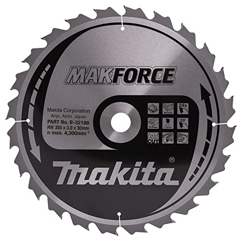 makita-b-08274 Festplatte 355 Säge Makforce x 3 mm 20 Felge 2,2 24Z Achse von 30 Grad