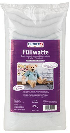 Glorex GmbH 0 2523 Füllwatte, 300 g, weiß