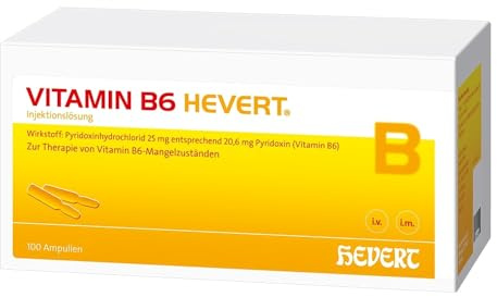 Vitamin B6 Hevert injekt, 100 St. Ampullen