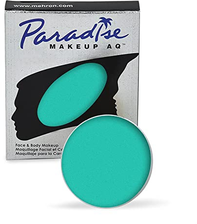 Mehron Paradise Make-up AQ | Wasseraktiviertes Gesichts- und Körperfarben | Teal 7 g