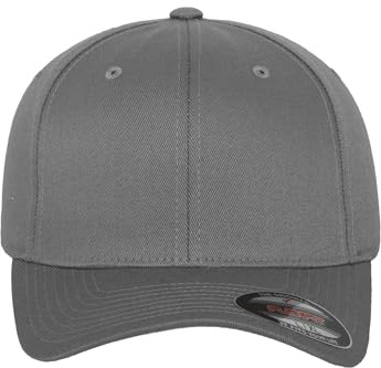 Flexfit Unisex Cap Wooly Combed, Unisex Baseballkappe, XXL, Grey