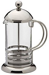 Kabalo 350ml Classique / 3 Tasses en Acier Inoxydable Verre Français cafetière café Filtre Piston de Presse [Classic 350ml / 3-Cup Stainless Steel Glass Cafetiere French Filter Coffee Press Plunger]