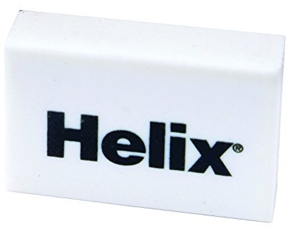 Helix 56x40x10 mm tryckt suddgummi vit Y91040 41MM Vitt