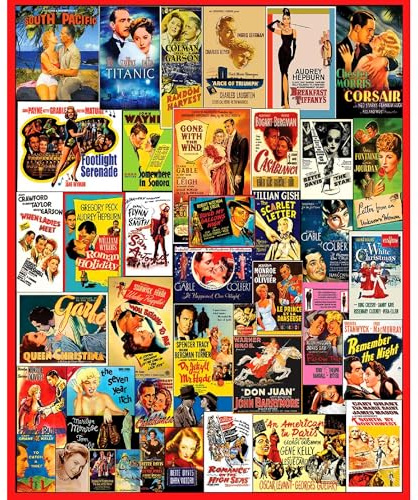 White Mountain Puzzles Jigsaw Puzzle 1000 Pieces 24X30-Movie Posters