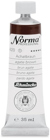 Schmincke – Norma® Professional - feinste Künstler-Ölfarben, Achatbraun - 35 ml
