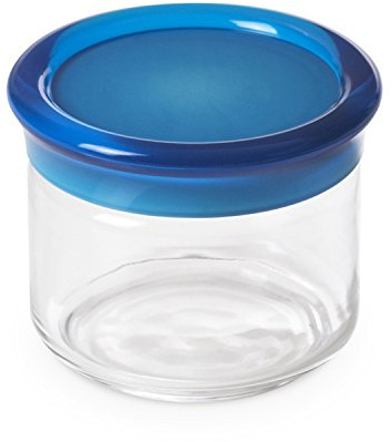 OMADA Design Barattolo Cucina in Plastica da 0,5 lt, Contenitore Freschezza Alimenti, Made in Italy, Lavabile in Lavastoviglie, Linea Trendy