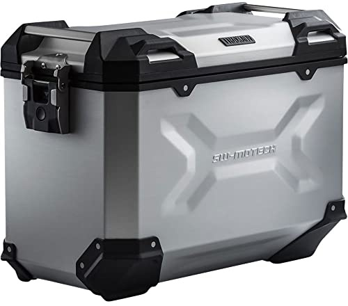 SW-MOTECH TRAX ADV L Aluminium Seitenkoffer 45L, Links, Silbern