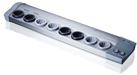 Oehlbach Power Socket - Ciabatta elettrica multipresa ad alte prestazioni, colore: Grigio antracite