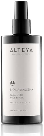 Alteya Bio Gesichtstonic 200ml - NaTrue Organic-zertifiziert PREISGEKRÖNT Rein Natürlich Reinigend und Entgiftend - Hautpflege auf der Basis von ätherischem Rosenöl in therapeutischer Qualität