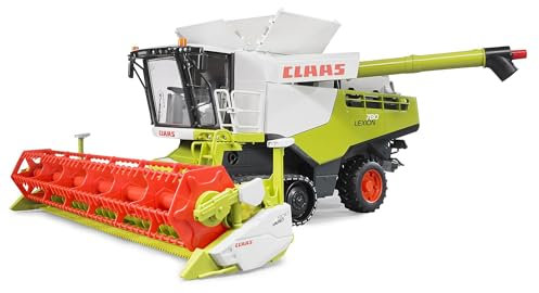 bruder 02119 - Claas Lexion 780 Terra Trac Mähdrescher - 1:16 Fahrzeug, Bauernhof, Landwirtschaft, Traktor, Trecker, Schlepper, Bulldog, Erntemaschine, Feldarbeit, Spielzeug