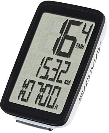 SIGMA SPORT Fahrrad Computer Pure 1 ATS, 4 Funktionen, Großes Display, Kabelloser Fahrradtacho, Schwarz, einheitsgröße, 03102