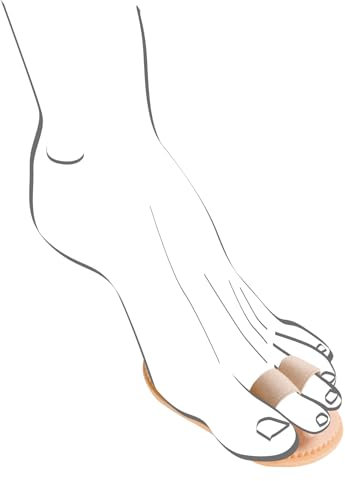 Berkemann Unisex-Erwachsene Zehenrichter Zehenkappen, Beige, Einheitsgröße EU