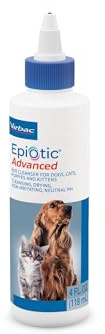 Virbac EPIOTIC® Advanced Ear Cleanser | Powerful and Gentle Cleanser For Dogs and Cats of all ages, 4 oz