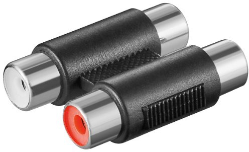 5er Set Adapter 2X Cinch Kupplung auf 2X Cinch Kupplung