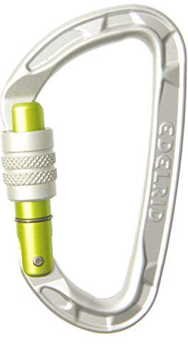Edelrid Unisex – Erwachsene Karabiner Pure Screw Silver, einheitlich