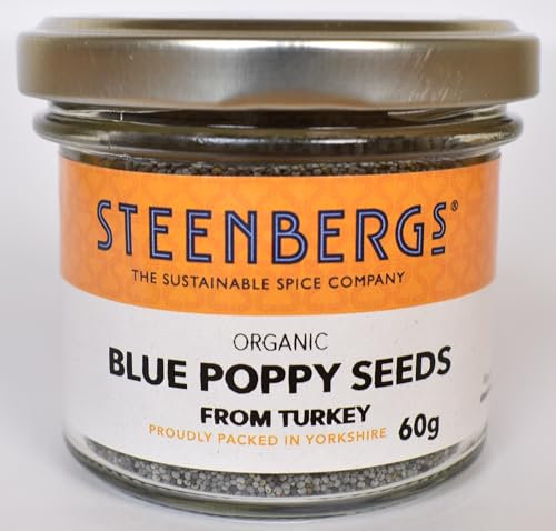 Steenbergs Organic Blue Poppy Seeds 60g Standard Jar