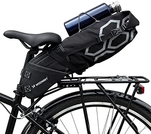 WOZINSKY Satteltasche Fahrradtasche Wasserdicht Reisetasche Tasche für Fahrrad, Mountainbike, ebike, MTB, Rennrad Bike Bag Fahrradtasche Sattel Fahrradsatteltasche 12 L